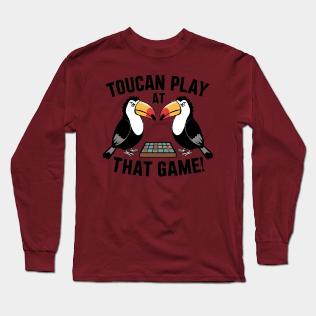 Toucan Play at That Game Tee Long Sleeve T-Shirt by SpiritAnimalPrints